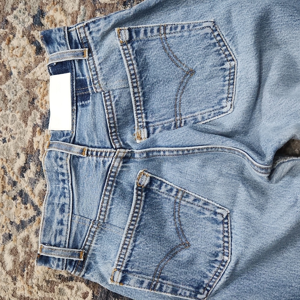 Re/done Levis Button Fly Straight Leg Jeans - Picture 7 of 10